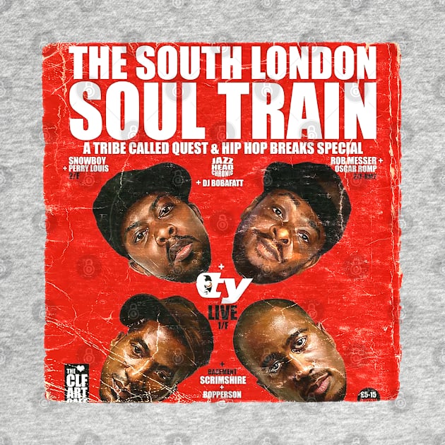 POSTER TOUR - SOUL TRAIN THE SOUTH LONDON 16 by Promags99